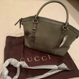 Brand new olive green Gucci hobo bag